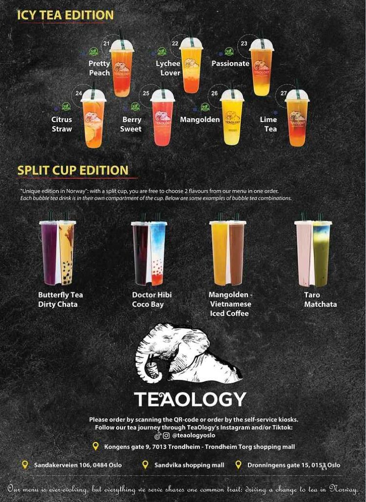 Teaology Meny Icy Tea Edition Meny Pris