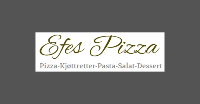 Efes Pizza Meny Priser Norge Oppdatert 2024