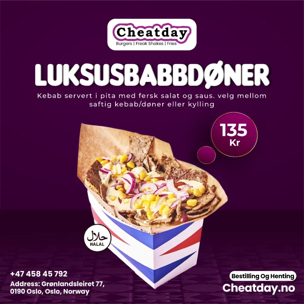 Cheatday Sides Meny Norge