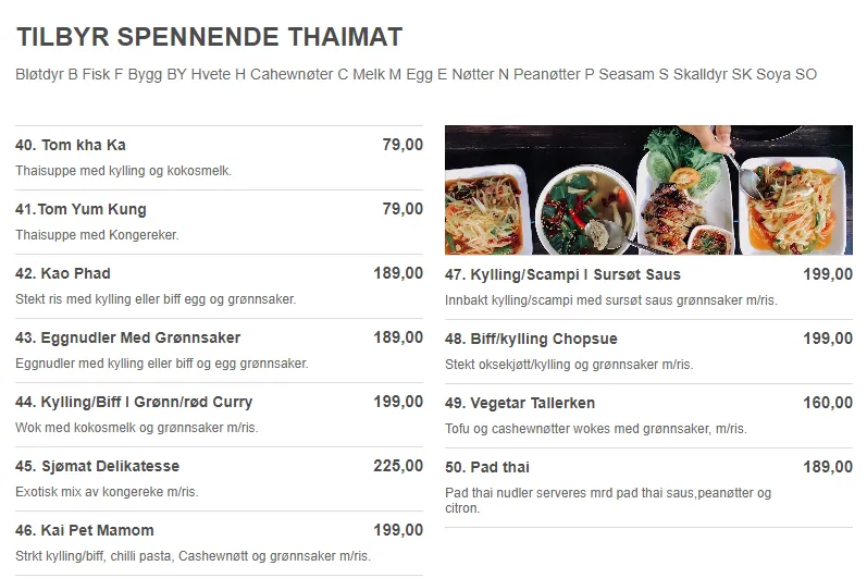 Sushihuset Røa Tilbyr Spennende Thaimat Pris