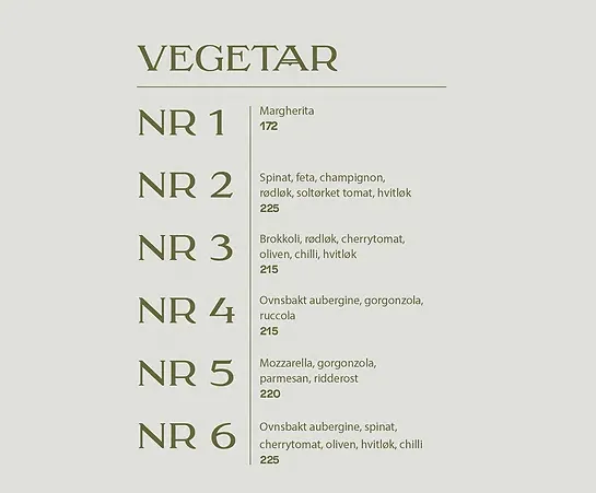 Hells Kitchen Oslo Vegetar Pris